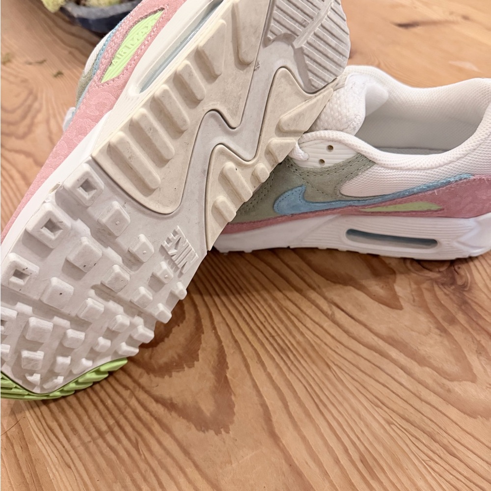 Nike Air Max Women’s Sneakers in White, Pink, Light Blue, Sage Green - Picture 2 of 2